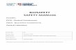 BIOSAFETY SAFETY MANUAL - Charles Darwin University · BIOSAFETY SAFETY MANUAL Includes: (PC2) - Physical Containment, (QC2) - Quarantine Containment, General Laboratory Developed