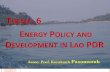 Sustainable Energy Policy and Developmentd284f45nftegze.cloudfront.net/hideakioh/T6_English.pdf · potential of wind and geothermal energy . ... Energy crops Oily crop (Palm, Jatropha,