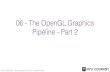 06 - The OpenGL Graphics Pipeline Part 2 panozzo/cg/06 - The OpenGL Graphics...آ  2016-10-23آ  OpenGL