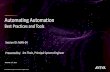 Automating Automation - Aveva NA 2019 Day 1... · Introduction Automating Automation Virtualization ArchestrAand InBatch APIs Automated Functional Testing Questions. ... • Technical