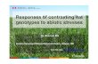 Responses of contrasting oat genotypes to abiotic stresses · 2020-06-11 · genotypes to abiotic stresses ... seed germination, growth, yield and NUE of crop plants. Both salinity
