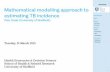 PeteDodd Mathematical modelling approach to estimating TB ...€¦ · Results China All countries LTBI Comparison Discussion Limitations Advantages 11 Beta-binomialdistributions (Method/conclusion)
