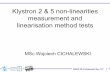 Klystron 2 & 5 non-linearities measurement and ... · Klystron 2 HPC linearisation results (1/2) • Linearisation test had been performed using Simcon(FPGA) controler, • Correction