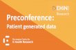 mHealth & mDiabetes · EHIN/SHI Workshop on Patient Generated Data (PGD) - Opportunities and Challenges. Arranged as part of the FullFlow project and . The EHiN/SHI conference. by.