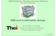 BIM and sustainable design - ibse.hkibse.hk › SBS5322 › SBS5322_1819_09.pdfIntegrating BIM and energy analysis tools for sustainable building design (Source: Jalaei, F. and Jrade,