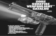 2002 surefire weaponlight catalog - louiscandell.com · LASER SIGHTS 54 BEAMFILTERS & PROTECTIVE COVERS 56 LAMP ASSEMBLY GUIDE 57 HOLSTERS 58 SUREFIRE LITHIUM BATTERIES 59 TACTICAL