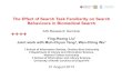 The Effect of Search Task Familiarity on Search...The Effect of Search Task Familiarity on Search Behaviours in Biomedical Search SIS Research Seminar Ying-Hsang Liu1 Joint work with