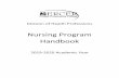 Nursing Program Handbook - MCCC · Nursing Program Handbook becomes effective on the first day of the new semester. Students will be notified if there are changes to program policies