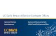 UC Davis Research/Service Contracts Offices · Offices that review research and service-related contracts at UC Davis: 1. Sponsored Programs ... compliance and reimbursement methodologies.