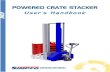 POWERED CRATE STACKER - Simprosimpro.world › uploads › brochures › Crate Wizard User Handbook 20… · isolating switch. Operators must be able to demonstrate their competency,