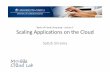 Basics of Cloud Computing –Lecture 3 Scaling Applications ...€¦ · Testing the System by Simulating Load • Benchmarking tools – Tsung, JMeter, etc • Simulating concurrency