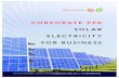 CORPORATE PPA SOLAR ELECTRICITY FOR BUSINESS › assets.lightsource-re... · 2019-05-20 · CORPORATE PPA A bespoke structured PPA The Corporate PPA market is established globally,