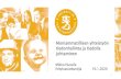 Moniammatillisen yhteistyön tiedonhallinta ja tiedolla ... · tiedonhallinta ja tiedolla johtaminen Mikko Huovila Erityisasiantuntija 16.1.2020 1. ... ja suunnitelman sisällön