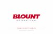 Woods Equipment - FRAG BRAND IDENTITY GUIDELINES · 2018-10-30 · The Blount Identity Guidelines capture proper usage of the corporate brand, including use of the Blount logo, letterhead,