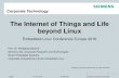 The Internet of Things and Life beyond Linux...2 IoT vs. Linux: Conceptual Differences 3 IoT OSes: Properties 4 Development with RTEMS Application Style Building RTEMS systems Example: