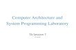 Computer Architecture and System Programming Laboratorycaspl202/wiki.files/... · jmp endCo; resume main() pick up next thread i mov EBX, [CORS + i*4] ; resume COi call resume Round