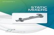 STATIC MIXERS - Finepacfinepacindia.in/pdf/StaticMixers.pdf · The jacketed static mixer is a special type of a mixer which is provided with a heating or a cooling jacket. These mixers