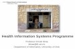 Health Information Systems Programme Health Information Systems Program District Health Information
