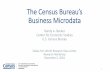 The Census Bureau’s Business Microdata › millimet › Becker 2018.pdf · Includes Information and Communication Technology (ICT) Supplement starting in 2003 Annually Firm 1993–2016