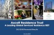 Ascott Residence Trust - CapitaLand · SGX-ST does not guarantee a liquid market for the Units. ... Content Overview of Ascott REIT Key Highlights of 2Q 2018 and 1H 2018 Distribution