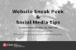 Website Sneak Peek Social Media Tips - UGA Alumnialumni.uga.edu/wp-content/uploads/2016-ALA-Communications-Presentation.pdfWebsite Sneak Peek & Social Media Tips Elizabeth Elmore (ABJ