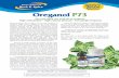 Oreganol TM P73 - Oregano Oil & Wellness for Life · oregano oil, be sure to look for P73 on the label. Also, GMO-tainted oregano oil is on the market: BEWARE. Oreganol P73 comes