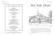 Vol. XXV, No. 6 January 11 CLOSING PRAYER: Our Lady Chapelourladychapel.org › wp-content › uploads › 2020 › 01 › 2020-01-11.pdf• For Chrissy Novinc, mother of James Novinc