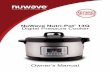 NuWave Nutri-Pot 13Q 'LJLWDO3UHVVXUH&RRNHU · Ceramic Non-Stick coating for easy cleanup, this versatile cookware is perfect for use in ovens or on gas, electric, and ... everything