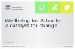 Wellbeing for Schools: a catalyst for change › 2015 › 06 › brian-smyth...2015/06/09  · provide the catalyst for change in our schools • We are committed to building capacity