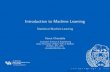 Introduction to Machine Learning - Statistical Machine Learning · 2020-05-26 · All of Statistics: A Concise Course in Statistical Inference (Springer Texts in Statistics). Springer,