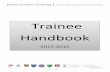 Trainee Handbook - teacher-training.org · Training 7th July 2015 Lesson Structure Professional Practice St George’s Academy Classroom Survival Subject Learning Walks Reflecting