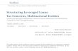 Structuring Leveraged Loans: Tax Concerns, Multinational ...media.straffordpub.com/products/structuring... · 1/21/2020  · 7 Structuring Leveraged Loans After Tax Reform January