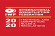INTERNATIONAL WEIGHTLIFTING FEDERATION 20 TECHNICAL … · 2 / technical and competition rules & regulations 2020 › iwf technical and competition rules & regulations 6 | proceedings