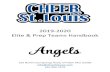2019-2020 Elite & Prep Teams Handbook › n1media1.files1.jamspirit... · Thank you for your interest in Cheer St. Louis. We are the area’s best and largest cheer-only training