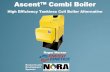Ascent™ Combi Boiler · 2017-10-04 · Energy Kinetics Ascent Combi Boiler Fired @ 1.00gph, 2.5gpm water flow rate 120° DHW target, 170° boiler setpoint Same mixing valve installed