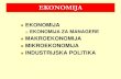 EFZG - EKONOMIJA › UserDocsImages › PDS... · 2019-09-25 · MAKROEKONOMIJA Proučava ponašanje ukupnog narodnog gospodarstva i utvrđuje međuovisnost između makroekonomskih