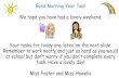 Good Morning Year Two! We hope you have had a lovely weekend. › ... › day-1.pdf · We hope you have had a lovely weekend. Your tasks for today are listed on the next slide. Remember