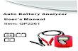 USER’S MANUAL › medias › sys_master › images › ... · USER’S MANUAL 4 AUTO BATTERY TESTER 1.Product Summary 1.1 Product Profile QP2261 Battery Tester adopts currently