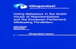 Voting behaviour new - Clingendael Institute...Dutch Lower House indicate that the voting behaviour of the positioning of the European delegations mostly concurs with that of their