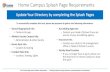 Home Campus Splash Page Requirements - FHSAA.org...Home Campus Splash Page Requirements •School Biographical Info. •Contacts & Logo •Athletic Faculty Contact Info. •Administrators