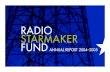 RADIO STARMAKER FUND · 2005, the Radio Starmaker Fund Board of Directors was comprised of: RSM ANNUAL REPORT 23.1.06 1/24/06 9:34 AM Page 4 ★ ANNUAL REPORT RADIO STARMAKER FUND