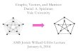 Graphs, Vectors, and Matrices Daniel A. Spielman Yale University › homes › spielman › TALKS › Gibbs16.pdf · 2016-01-18 · Graphs, Vectors, and Matrices Daniel A. Spielman