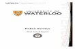 2015 Annual Report - University of Waterloo · 2015 Annual Report The University of Waterloo main campus is located at 200 University Avenue West in Waterloo. ... the university police