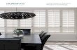 Finest Made to Measure Window Furnishings - Norman Australia · 2019-07-05 · SHUTTERS NORMAN 11 Shutter Styles Shutters are the most versatile of all window covering products. No
