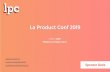 La Product Conf 2019 · QRcod e Canc el Aut o Export all your leads after the event. Search for leads by engaging attendees before, during and after the event. Boost your ROI. LPC