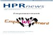 Empowerment - SDUnews/hpr+news+15+2015.pdfIssue No. 15, November 2015. Editorial: Empowerment. Anja Leppin . 16 . 1 Empowerment and Social Policy by Eva Ladekjær Larsen . Empowerment