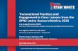 Transnational Practices and Engagement in Care: Lessons from … · 2016-08-30 · 2016 NATIONAL RYAN WHITE CONFERENCE ON HIV CARE & TREATMENT Transnational Practices and Engagement