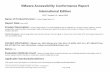 VMware Accessibility Conformance Report International Edition€¦ · EN 301 549 Report Notes: Chapter 4: Functional Performance Statements (FPS) Notes: Criteria Conformance Level