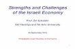 Strengths and Challenges of the Israeli Economy 30-9-13 · Strengths and Challenges of the Israeli Economy Prof. Zvi Eckstein ... Crisis begins Lehman Brothers collapse Back to growth