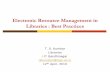 Electronic Resource Management in Libraries : Best Practiceslibrary.kiit.ac.in/pdf/pdf_presentation/Electronic... · Core Competencies for Electronic Resources Librarian NASIG Task